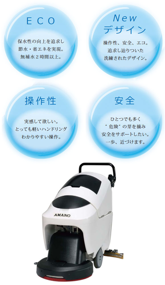 アマノ 自動床面洗浄機EG用パッド黒 20インチ 5枚 HFV202100