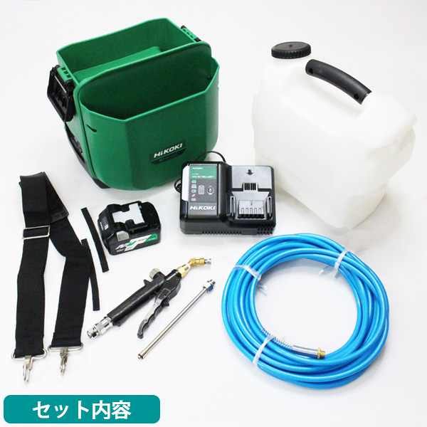 HiKOKI　コードレス高圧洗浄機　AW18DBL許容水温40℃以下
