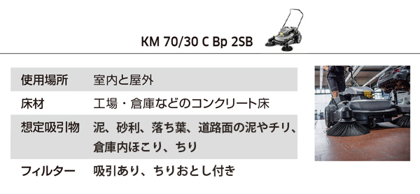 ケルヒャー KM 70/30 C Bp 2SB 05