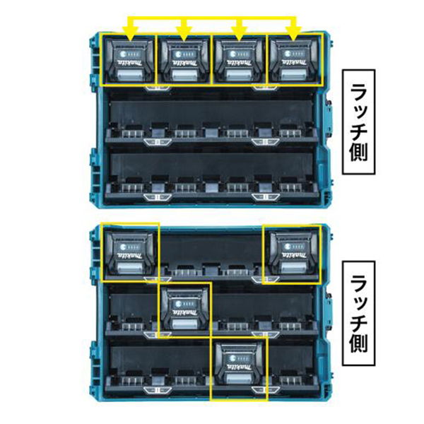 マキタ BCC02 - 4個同時充電可能 多口充電ケース 12口充電タイプ 03