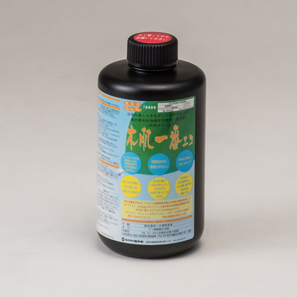 ミヤキ 木肌一番エコ［1kg］- 白木用浸透性保護剤・防汚剤（水性タイプ